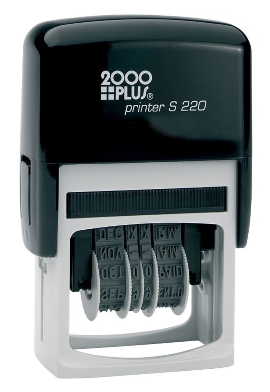 2000 PLUS Self-Inking Economy Dater, 5/32" Character Height, Black Ink